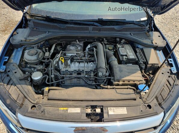 3VWCB7BU0KM210210 2019 VOLKSWAGEN JETTA Синий Вид задней части салона