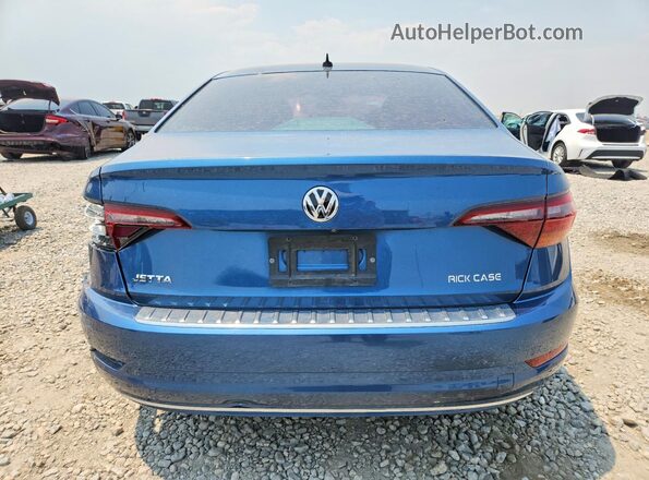 3VWCB7BU0KM210210 2019 VOLKSWAGEN JETTA Синий Вид сзади