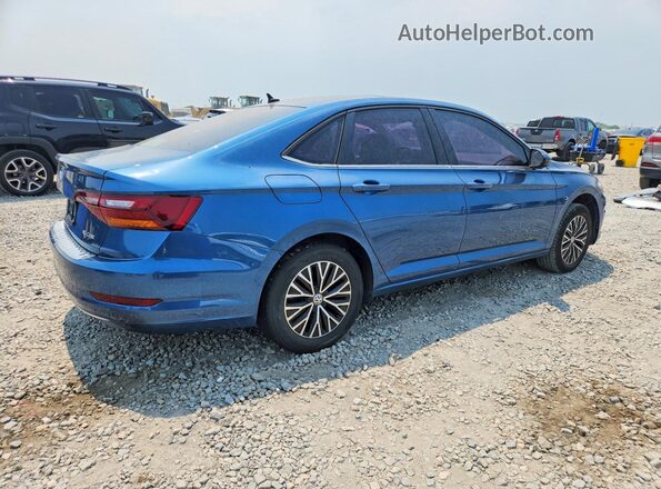 3VWCB7BU0KM210210 2019 VOLKSWAGEN JETTA Синий Задняя правая четверть