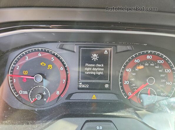 3VWCB7BU0LM042182 2020 VOLKSWAGEN JETTA Silver ხელსაწყოთა პანელის ხედი