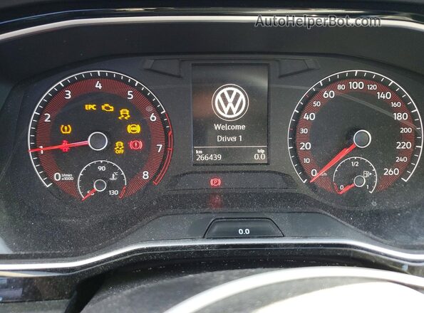 3VWCB7BU1LM009420 2020 VOLKSWAGEN JETTA Белый Вид щитка приборов