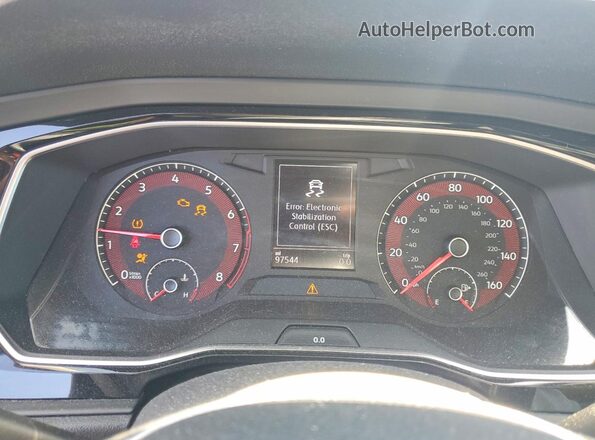 3VWCB7BU2KM212962 2019 VOLKSWAGEN JETTA Black Սարքավորումների վահանակի տեսք