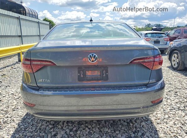 3VWCB7BU2KM232628 2019 VOLKSWAGEN JETTA Серый Вид сзади