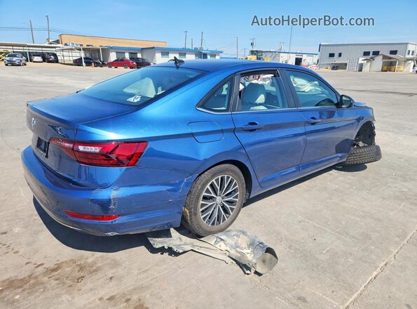 3VWCB7BU2LM009023 2020 VOLKSWAGEN JETTA Blue Задня права чверть