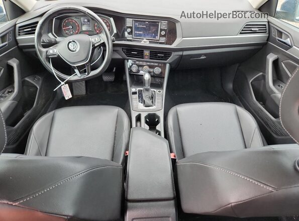 3VWCB7BU3KM201310 2019 VOLKSWAGEN JETTA Blue Widok deski rozdzielczej