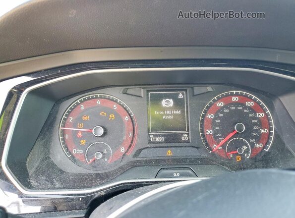 3VWCB7BU4KM223803 2019 VOLKSWAGEN JETTA White ხელსაწყოთა პანელის ხედი