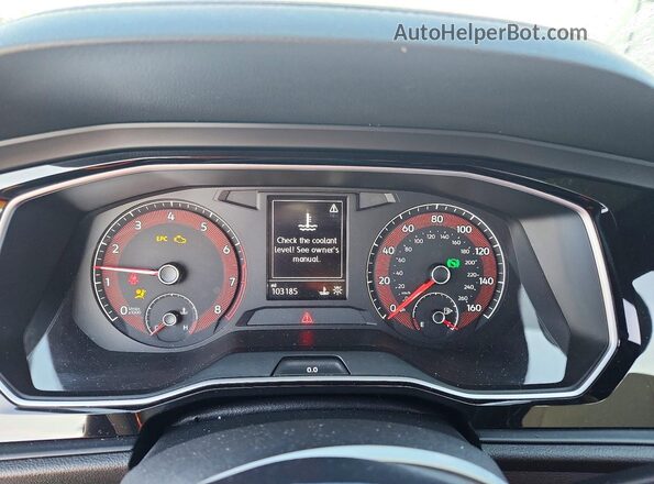 3VWCB7BU4KM248944 2019 VOLKSWAGEN JETTA White Widok zestawu wskaźników