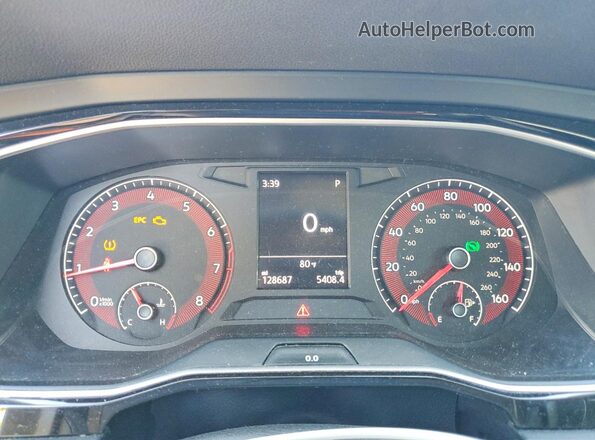 3VWCB7BU7KM247013 2019 VOLKSWAGEN JETTA White Սարքավորումների վահանակի տեսք