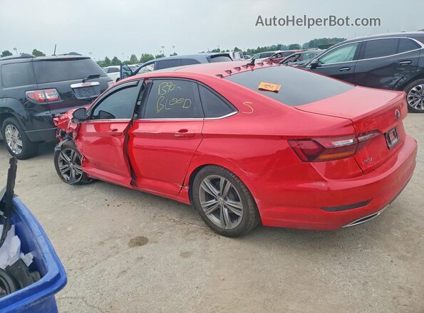 3VWCB7BU8KM214621 2019 VOLKSWAGEN JETTA Red Задня ліва чверть