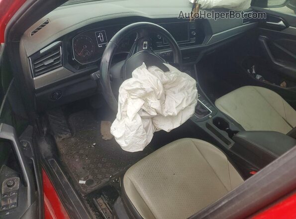 3VWCB7BU8KM214621 2019 VOLKSWAGEN JETTA Red Вид панелі приладів