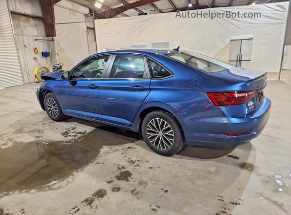 3VWCB7BU8LM034458 2020 VOLKSWAGEN JETTA Blue Задня ліва чверть