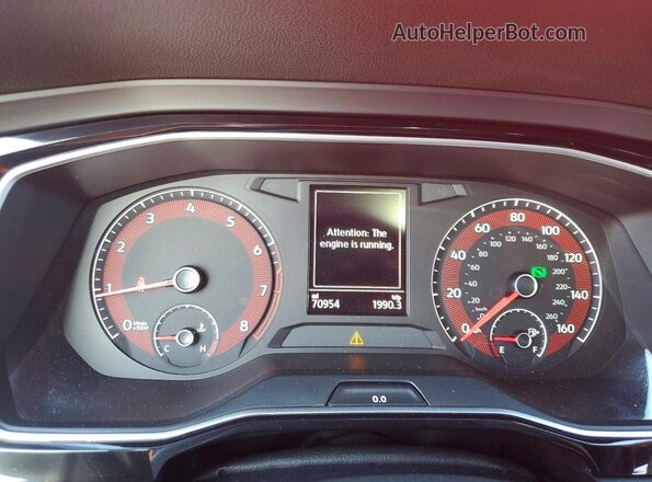 3VWCB7BU9KM248311 2019 VOLKSWAGEN JETTA Red Vista del cuadro de instrumentos