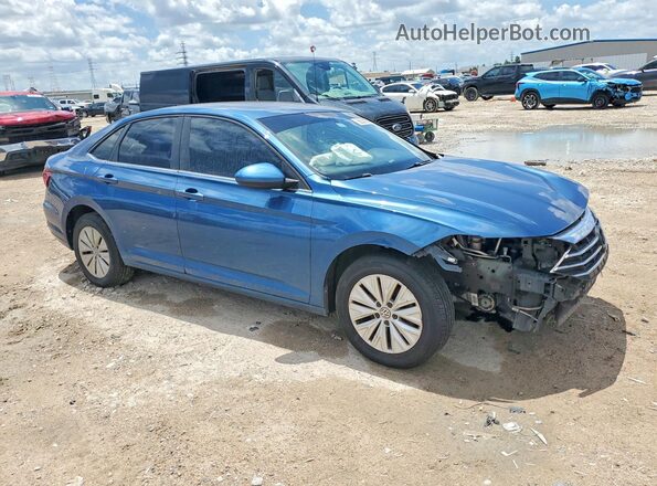 3VWCB7BU9LM025283 2020 VOLKSWAGEN JETTA Blue Передня права чверть