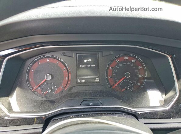 3VWCB7BU9LM025283 2020 VOLKSWAGEN JETTA Blue Вид щитка приладів