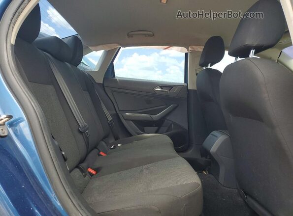 3VWCB7BU9LM025283 2020 VOLKSWAGEN JETTA Blue Вид задніх сидінь