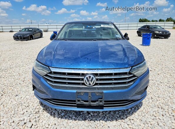 3VWCB7BU9LM045923 2020 VOLKSWAGEN JETTA Blue Front view