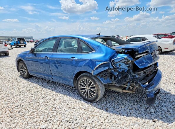 3VWCB7BU9LM045923 2020 VOLKSWAGEN JETTA Blue Rear left