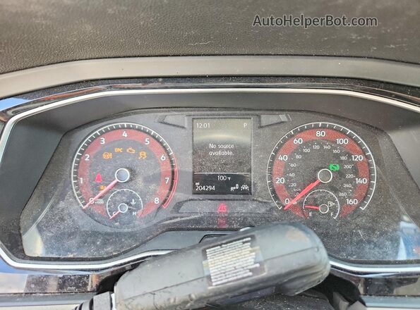 3VWCB7BU9LM045923 2020 VOLKSWAGEN JETTA Blue Instrument cluster view