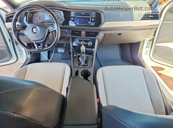 3VWCB7BUXLM005396 2020 VOLKSWAGEN JETTA White წინა პანელის ხედი