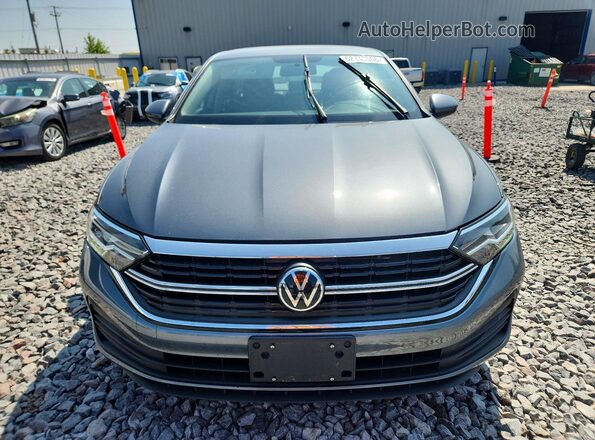 3VWCM7BU2NM025381 2022 VOLKSWAGEN JETTA Gray Vista frontal