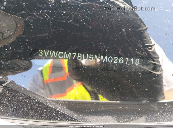 3VWCM7BU5NM026119 2022 VOLKSWAGEN JETTA White Engine compartment view