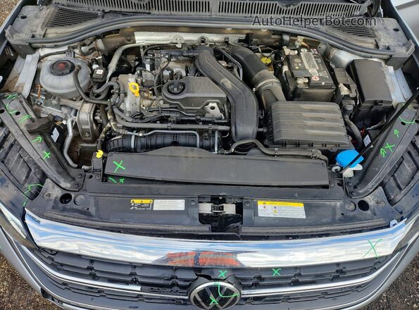 3VWCM7BU9NM005841 2022 VOLKSWAGEN JETTA Silver Rear interior view