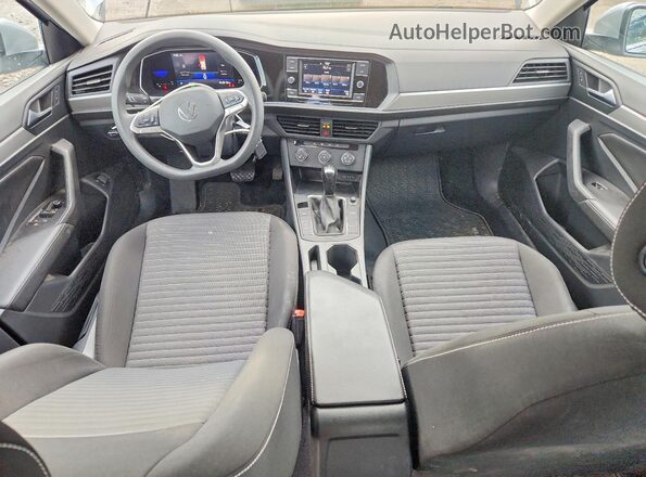 3VWCM7BU9NM005841 2022 VOLKSWAGEN JETTA Silver Dashboard view