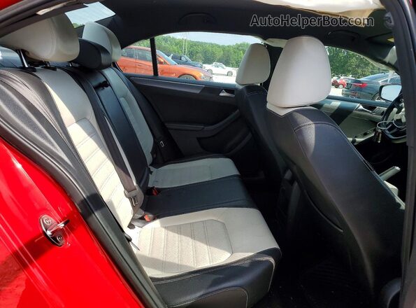 3VWD17AJ3GM418605 2016 VOLKSWAGEN JETTA Red უკანა სავარძლების ხედი