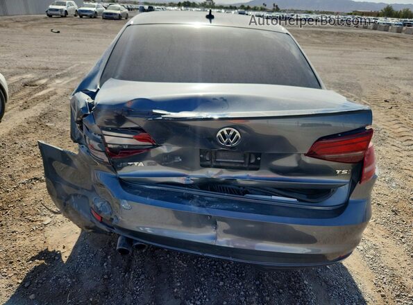3VWD17AJ4JM252229 2018 VOLKSWAGEN JETTA Gray უკანა ხედი