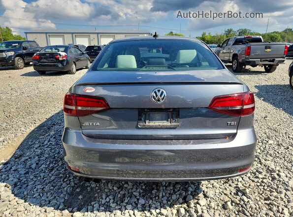 3VWD17AJ5GM286348 2016 VOLKSWAGEN JETTA Gray Rear view