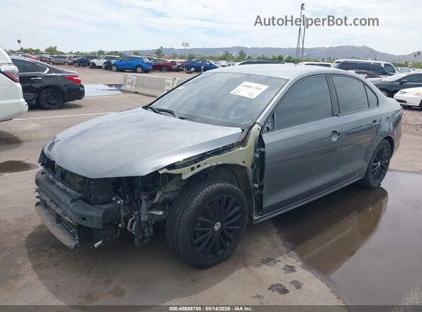 3VWD17AJ6HM285095 2017 VOLKSWAGEN JETTA Gray წინა მარცხენა ხედი სამი მეოთხედიდან