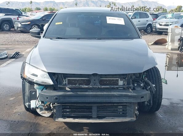 3VWD17AJ6HM285095 2017 VOLKSWAGEN JETTA Gray უკანა სალონის ხედი