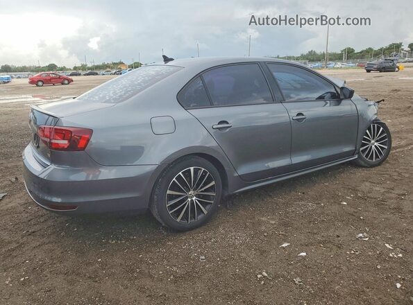 3VWD17AJ9GM415451 2016 VOLKSWAGEN JETTA Угольный Задняя правая четверть