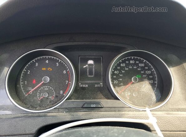 3VWD17AU2JM753047 2018 VOLKSWAGEN GOLF Charcoal Vista del cuadro de instrumentos
