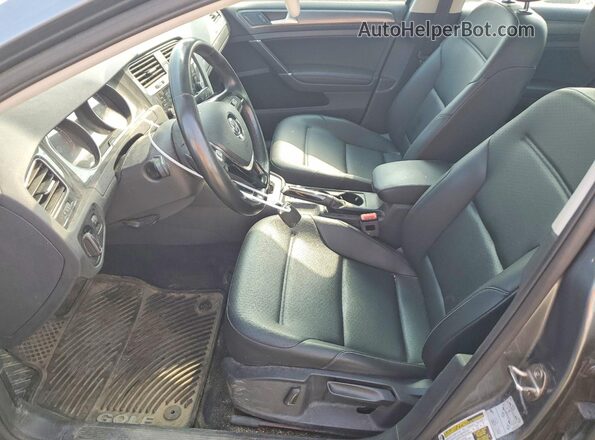 3VWD17AU2JM753047 2018 VOLKSWAGEN GOLF Charcoal Vista interior delantera