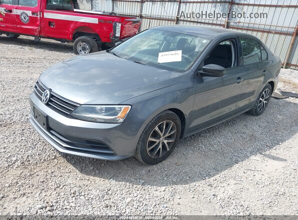 3VWD67AJ1GM266700 2016 VOLKSWAGEN JETTA Gray Przód lewy