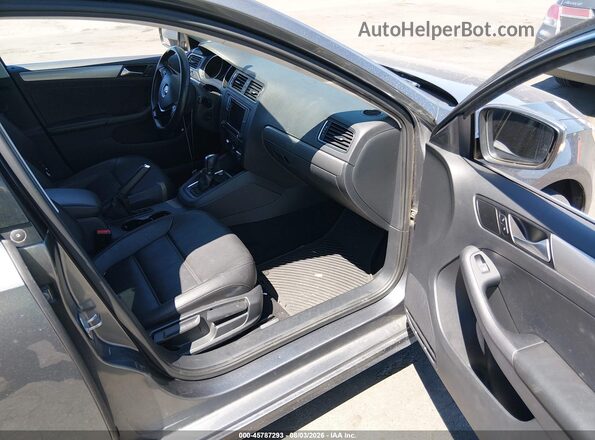 3VWD67AJ2GM418872 2016 VOLKSWAGEN JETTA Gray Widok wnętrza z przodu