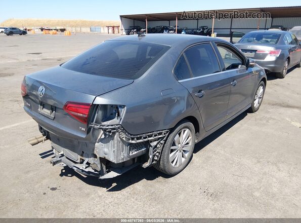 3VWD67AJ2GM418872 2016 VOLKSWAGEN JETTA Gray Tył prawy