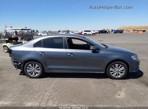 3VWD67AJ2GM418872 2016 VOLKSWAGEN JETTA Gray Widok wnętrza 360 stopni