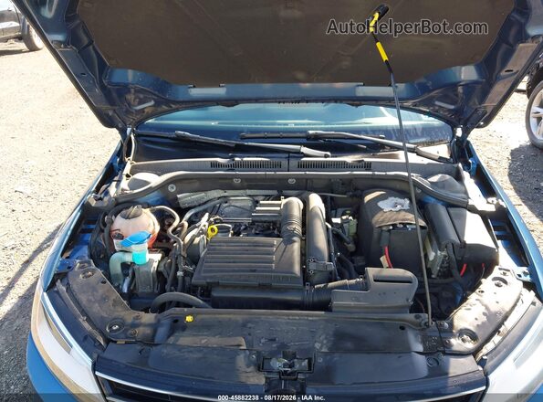 3VWD67AJ3GM373392 2016 VOLKSWAGEN JETTA Синий Вид сзади