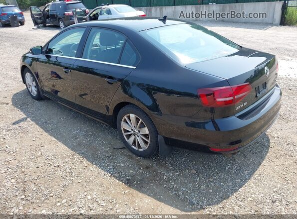 3VWD67AJ5GM318152 2016 VOLKSWAGEN JETTA Black Задня ліва чверть