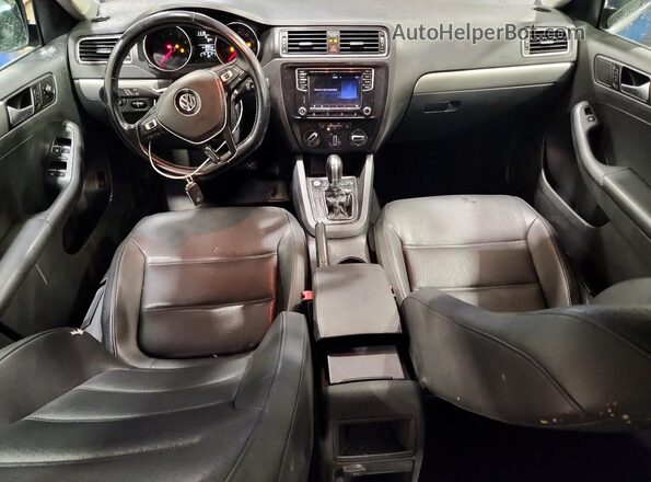 3VWD67AJ5GM415593 2016 VOLKSWAGEN JETTA Blue Widok deski rozdzielczej