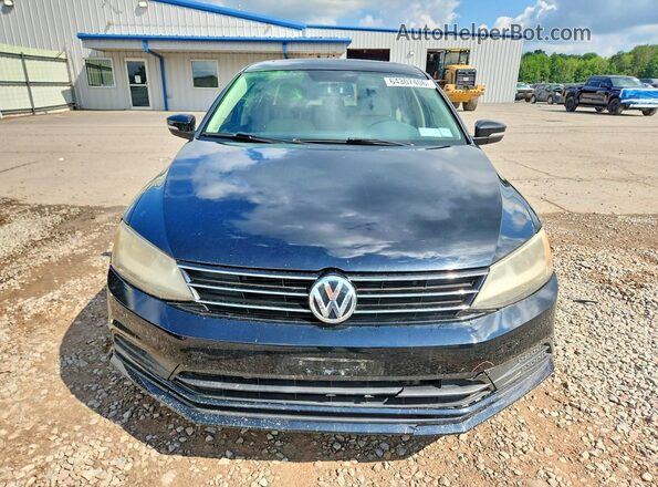 3VWD67AJ7GM363206 2016 VOLKSWAGEN JETTA Black Вид спереду