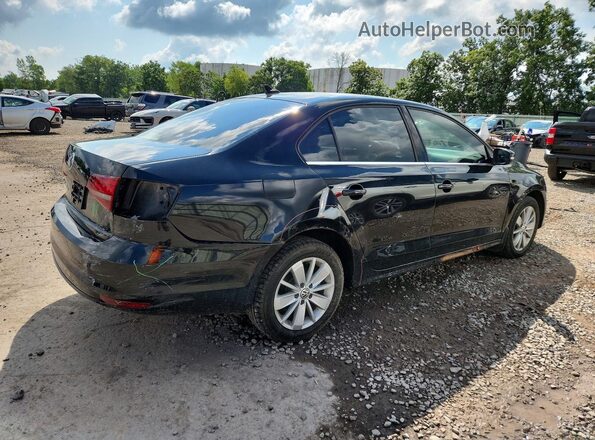 3VWD67AJ7GM363206 2016 VOLKSWAGEN JETTA Black Задня права чверть