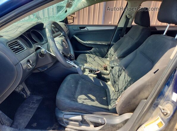 3VWD67AJXGM293166 2016 VOLKSWAGEN JETTA Blue Vista interior delantera