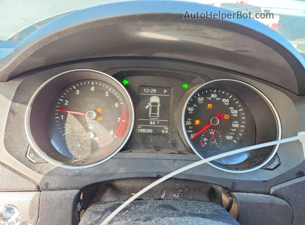 3VWDB7AJ0HM201009 2017 VOLKSWAGEN JETTA Gray Вид щитка приладів