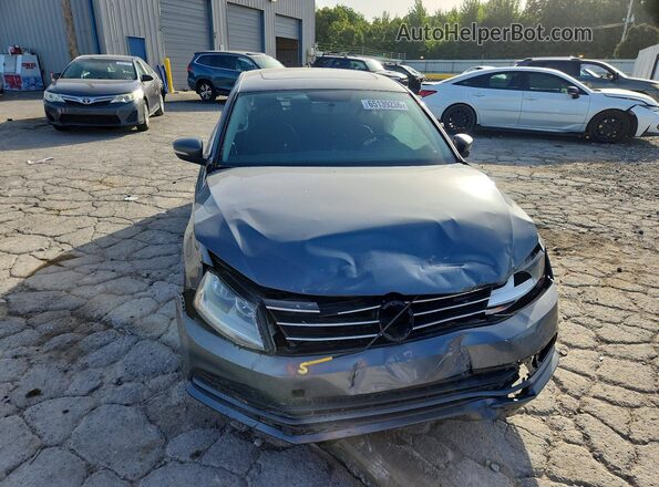 3VWDB7AJ0HM201009 2017 VOLKSWAGEN JETTA Gray Вид спереду