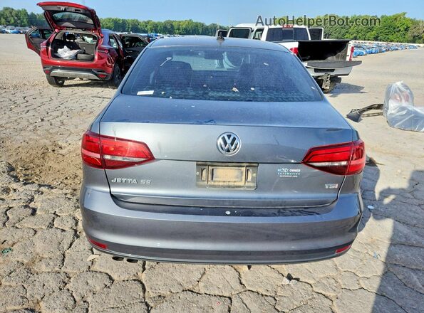3VWDB7AJ0HM201009 2017 VOLKSWAGEN JETTA Gray Вид ззаду