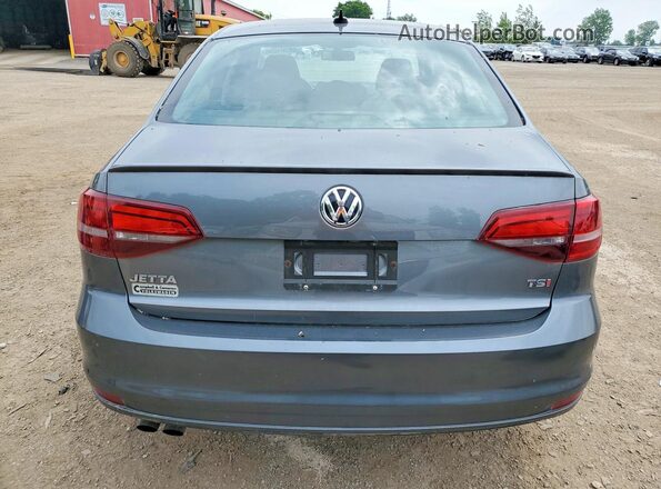 3VWDB7AJ0HM211569 2017 VOLKSWAGEN JETTA Gray უკანა ხედი