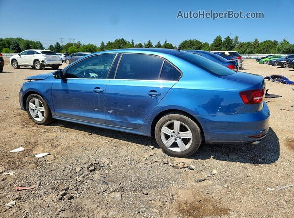 3VWDB7AJ0HM224290 2017 VOLKSWAGEN JETTA Blue უკანა მარცხენა